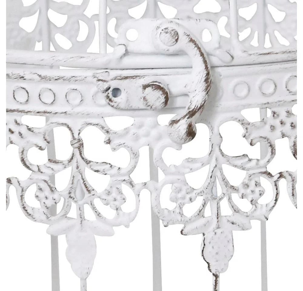 Grafelstein Deko-Vogelkäfig Frida Weiß Shabby Chic Metall
