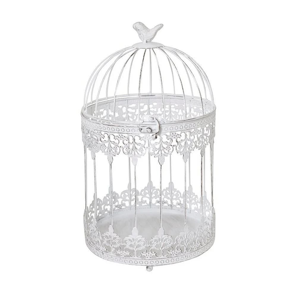 Grafelstein Deko-Vogelkäfig Frida Weiß Shabby Chic - Bild 2