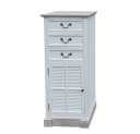 Grafelstein Hochschrank BEACH HOUSE weiß braun Badschrank Bild 2