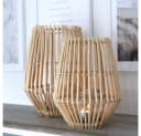 Grafelstein Kerzenlaterne BAMBOO natur aus Bambus H29cm Windlicht Bild 3