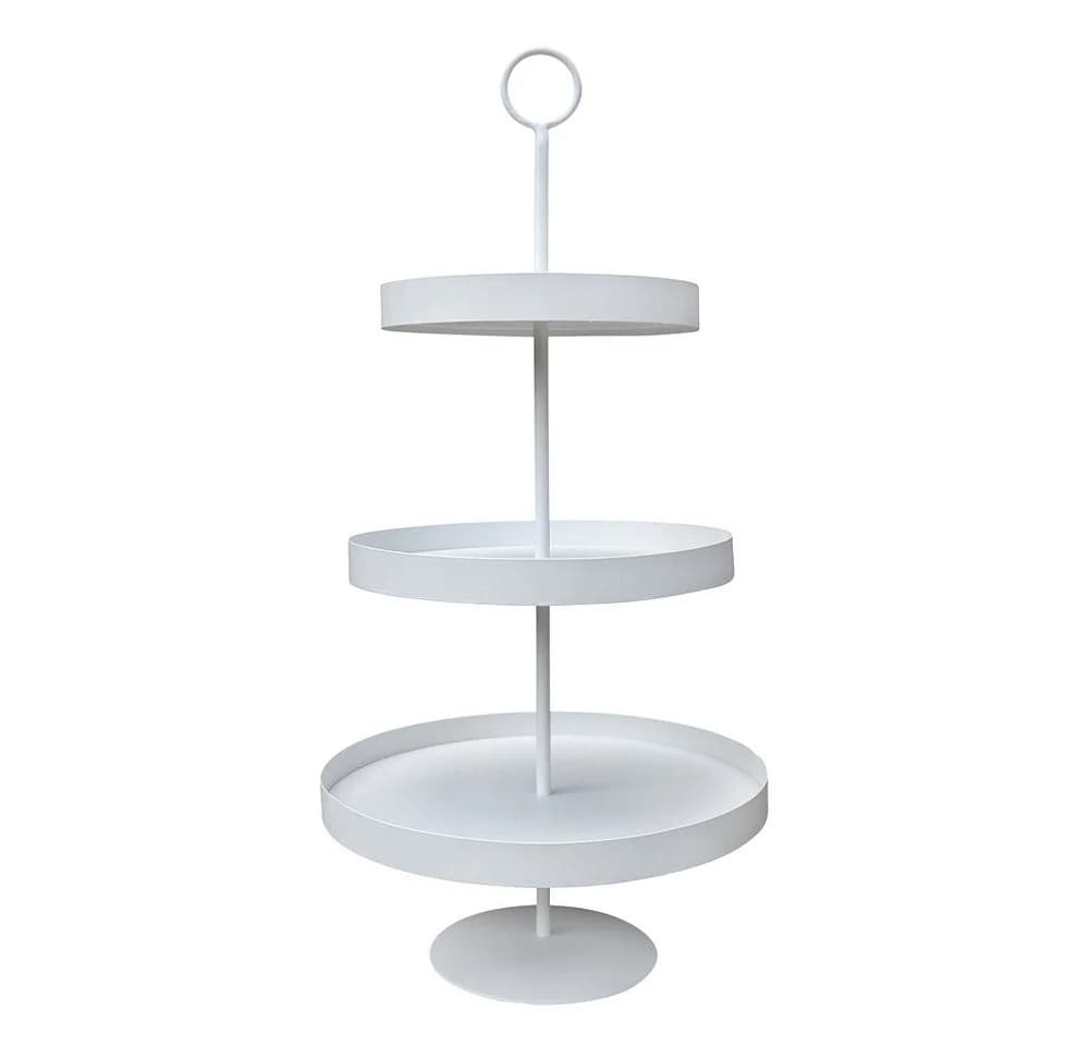 Grafelstein Etagere LENJA Weiß Metall Modernes Design