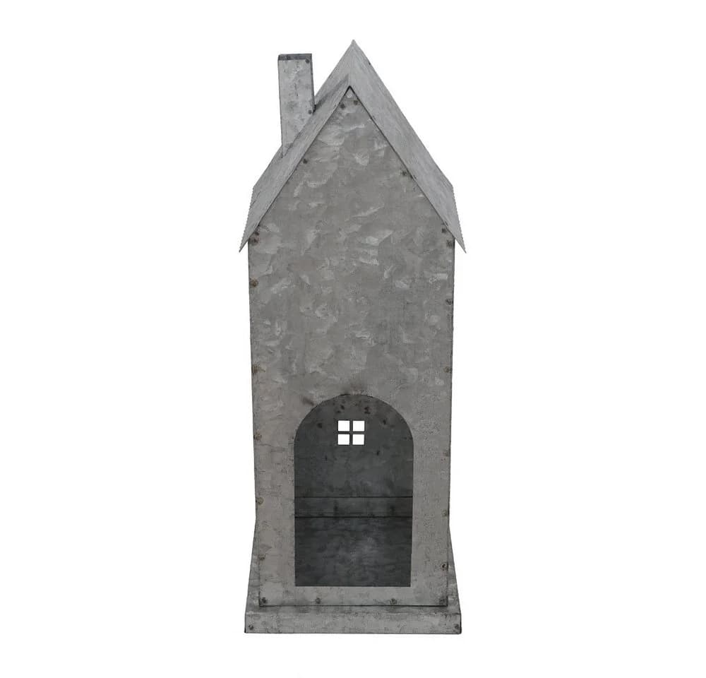 Grafelstein Kerzenlaterne ZINKHAUS grau aus Metall - Bild 4