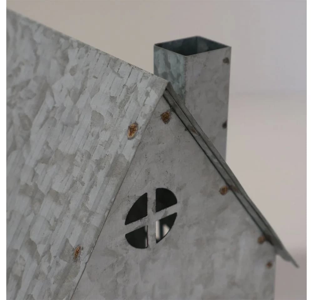 Grafelstein Kerzenlaterne ZINKHAUS grau aus Metall - Bild 5