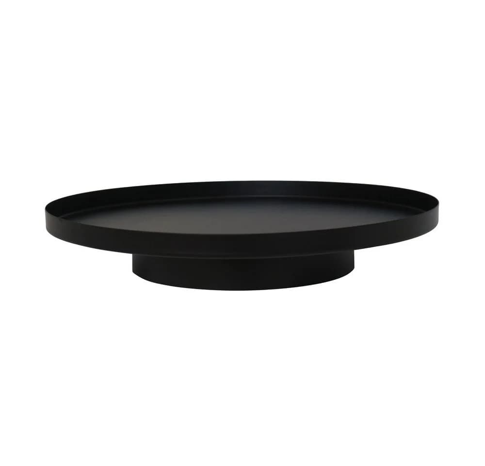 Grafelstein Dekotablett SCANDI Schwarz Metall Ø35cm - Bild 2