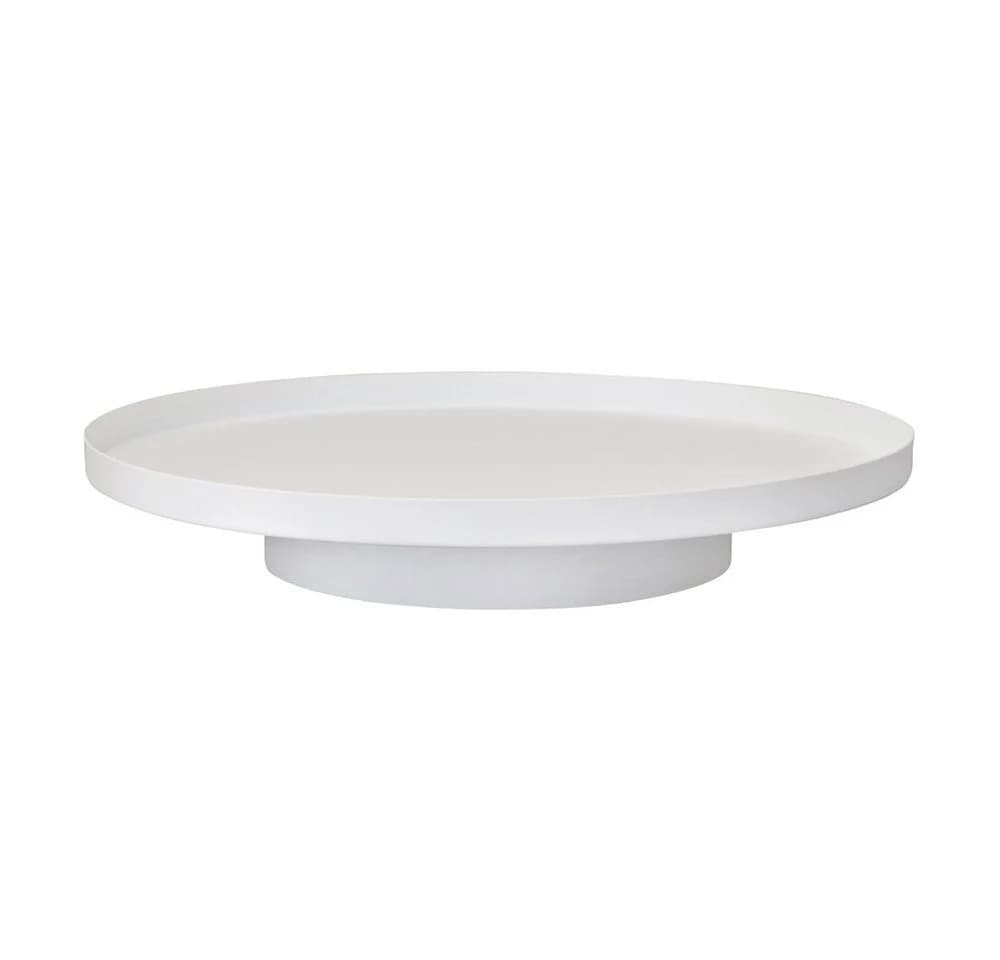 Grafelstein Dekotablett Scandi Weiß Metall Ø35cm - Bild 2