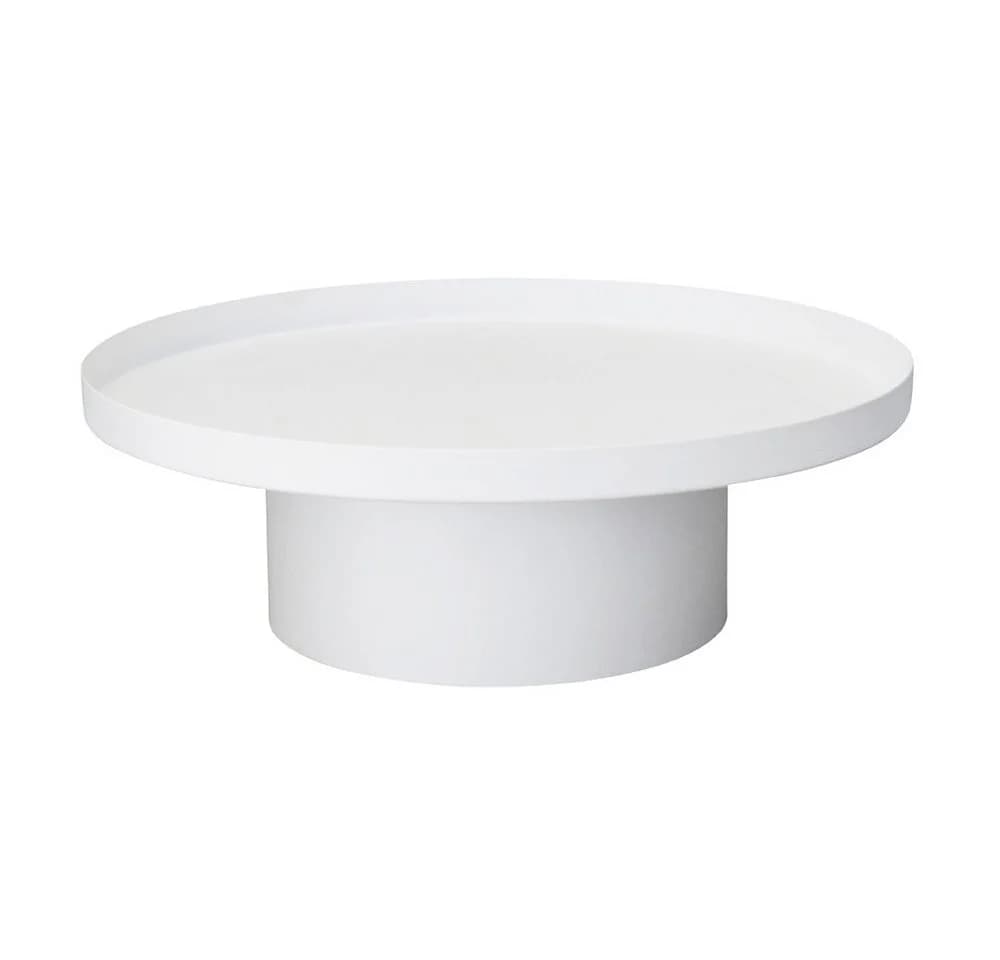 Grafelstein Dekotablett Nordic Weiß Metall Ø 30 cm - Bild 2