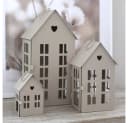 Grafelstein Kerzenlaterne 3tlg. HERZENSHAUS Beige Metall Bild 1