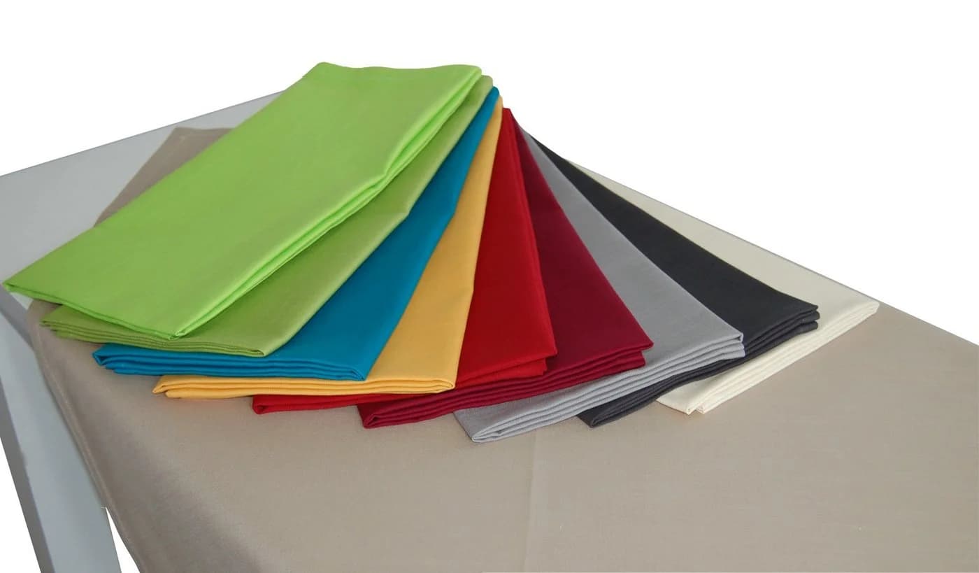 beties Mitteldecke Farbenspiel 1-tlg. Tischdecke ca. 80x80 cm Fröhliche Uni-Farben