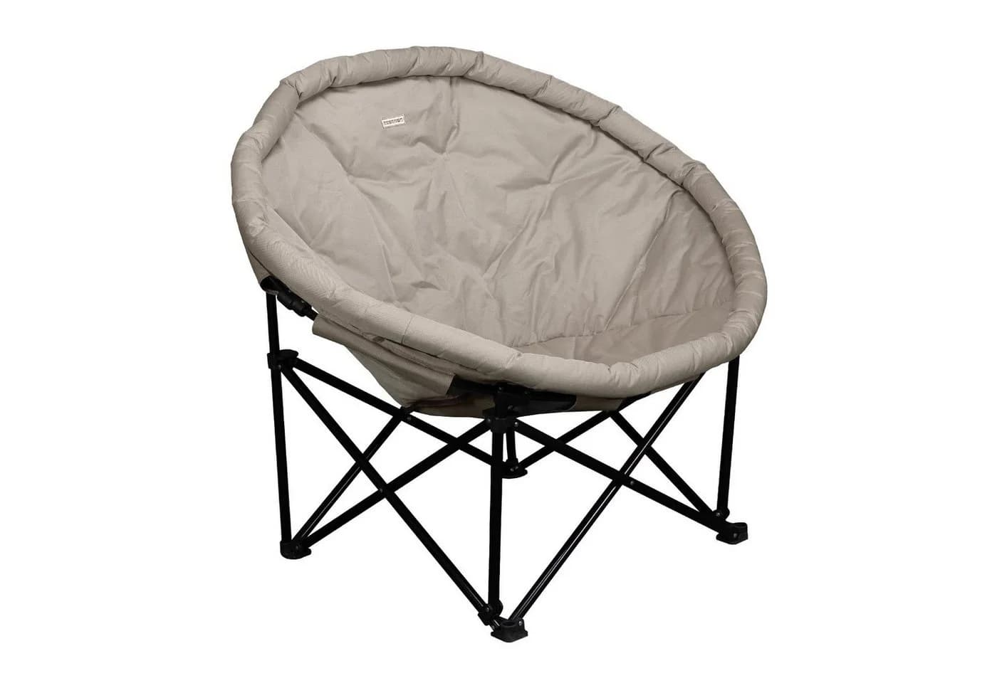 anndora Moon Chair XXL Campingstuhl Champagner Gepolstert - Bild 2