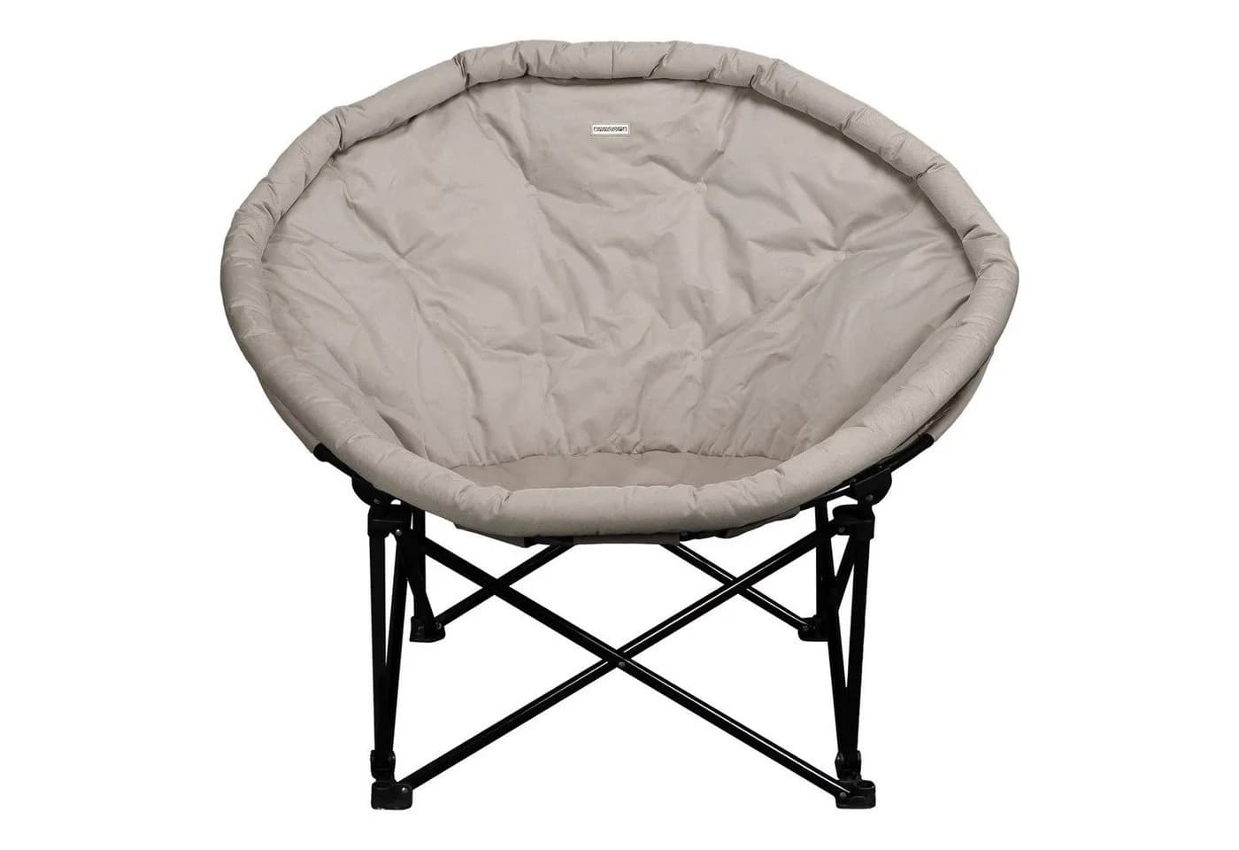 anndora Moon Chair XXL Campingstuhl Champagner Gepolstert - Bild 3