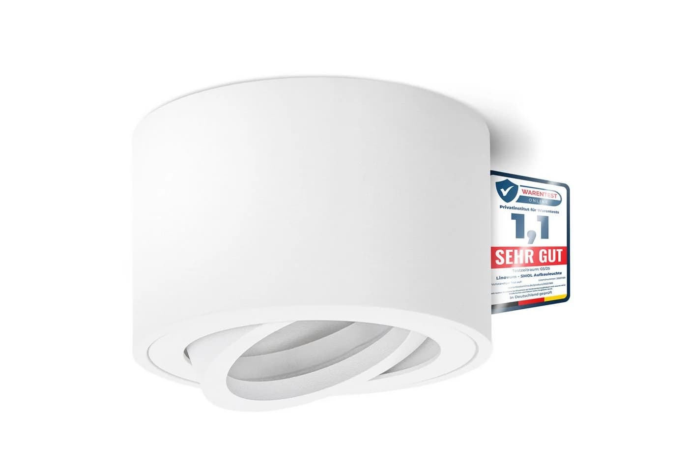 linovum LED Aufbaustrahler SMOL weiß schwenkbar - Bild 2