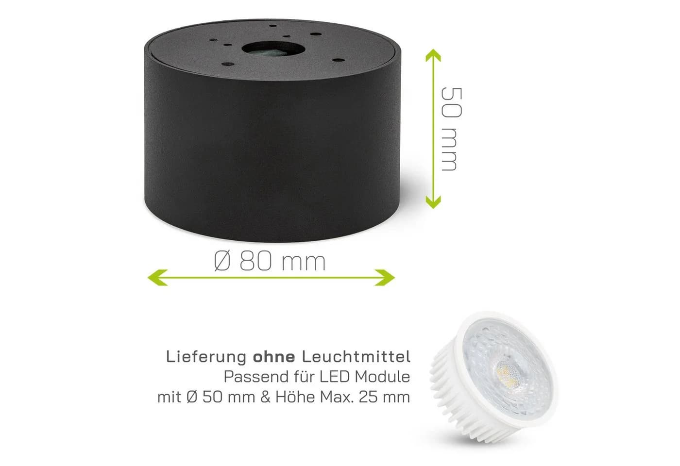 linovum LED Aufbaustrahler 4x SMOL Schwarz Matt - Bild 5