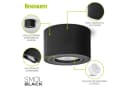 linovum LED Aufbaustrahler SMOL Schwarz Schwenkbar 4W Neutralweiß Bild 4