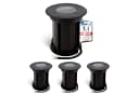 linovum LED Gartenstrahler BORU 4x Schwarz IP67 Bodeneinbaustrahler Bild 2