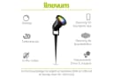 linovum LED Gartenstrahler CARI Schwarz Smart Dimmbar IP65 Bild 4