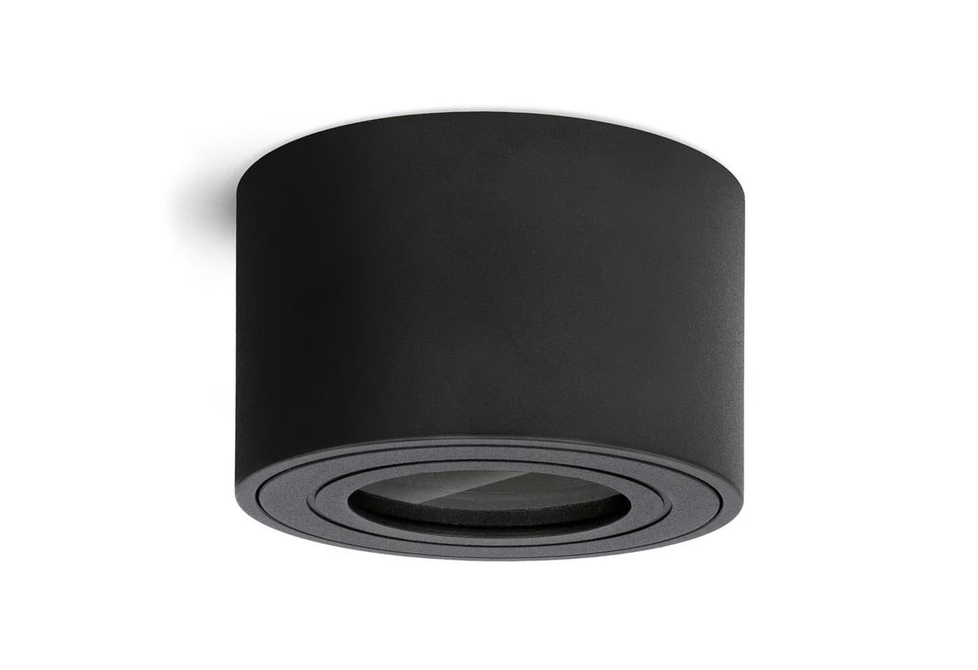 linovum LED Aufbauleuchte SMOL-W Schwarz IP44 Aluminium