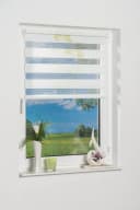 K-HOME Doppelrollo Delphi Grün Blumendesign Bild 4