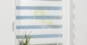 K-HOME Doppelrollo Delphi Grün Blumendesign Bild 5