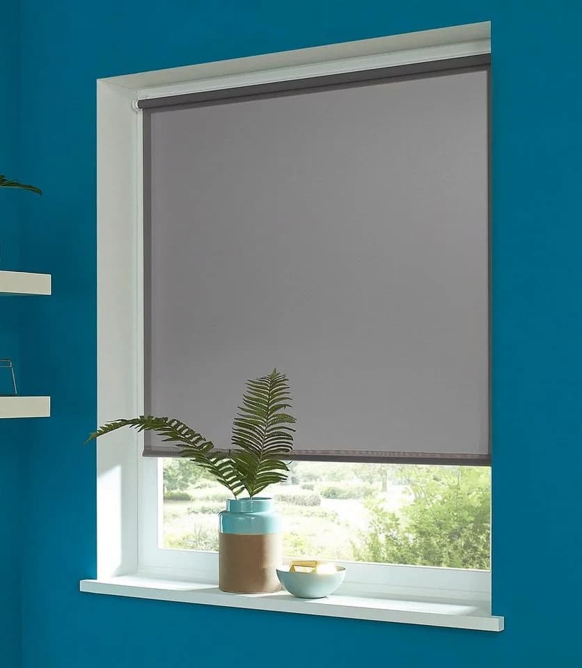 Seitenzugrollo Klemmfix-Rollo K-HOME Lichtschutz Ohne Bohren - Bild 5