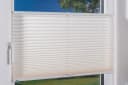 K-HOME Plissee Klemmfix Pisa Crushed-Optik Creme Bild 4