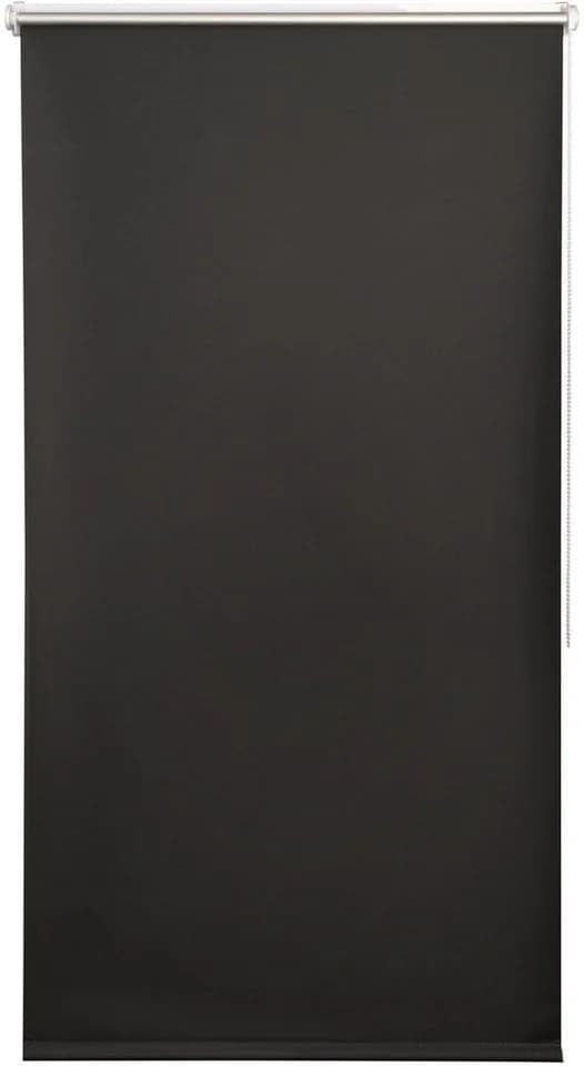 K-HOME Thermo Klemmfix-Rollo Schwarz Seitenzugrollo Verdunkelnd
