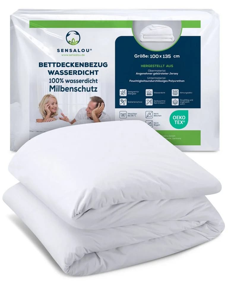 Sensalou Bettdeckenbezug wasserdicht weiß - Bild 2