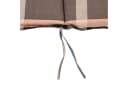 Spetebo Hochlehnerauflage Burgas Karo-Muster Braun/Creme Universal Bild 4