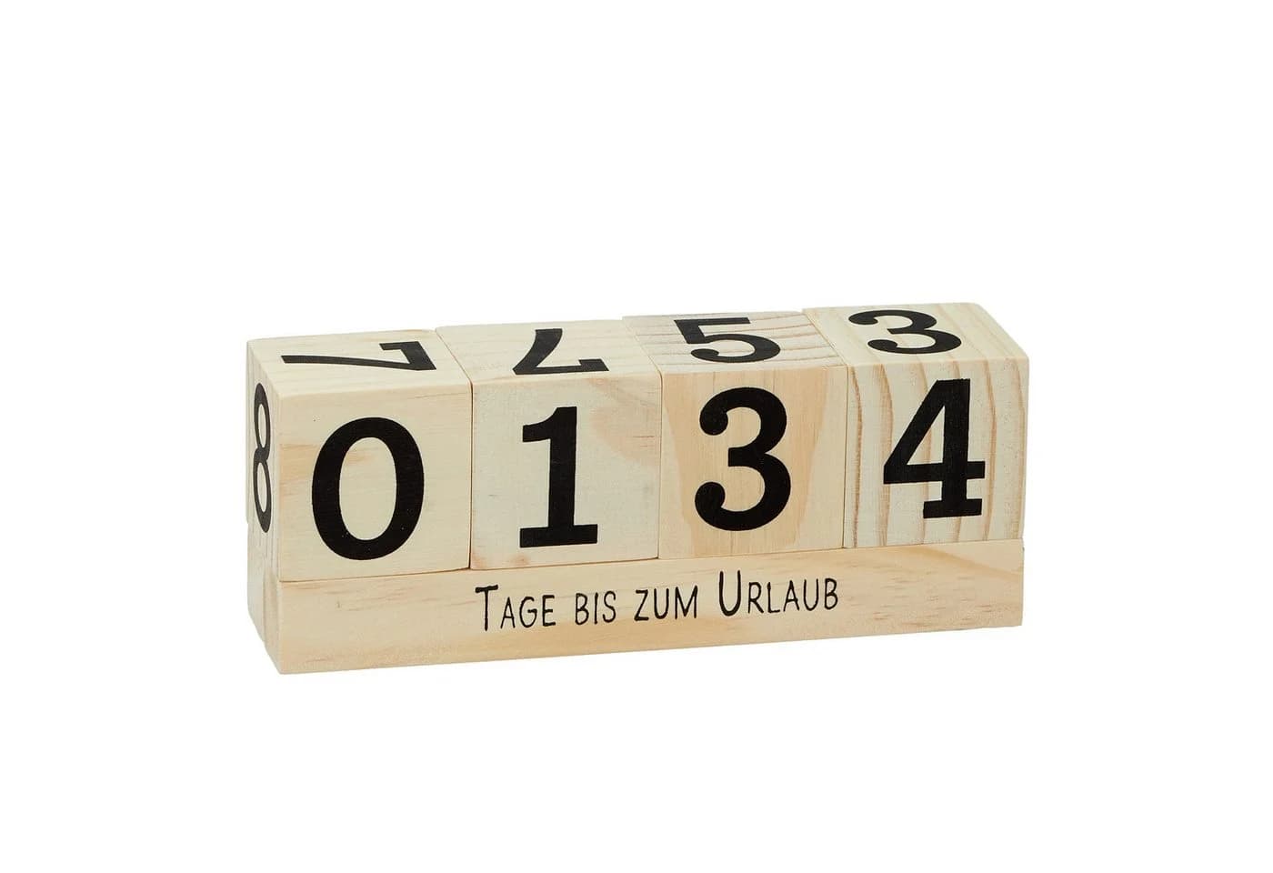 Spetebo Countdown Würfel aus Holz mit 8 Sprüchen - Bild 2
