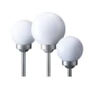 ETC-SHOP 3er Set LED Solarleuchten Kugeln Weiß Silber Garten Bild 1