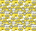 Global Labels Spannbettlaken Minions Bello 100x200cm Baumwolle Bild 1