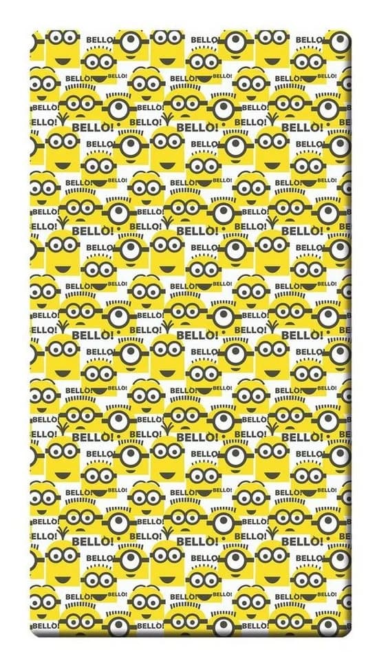 Global Labels Spannbettlaken Minions Bello 100x200cm Baumwolle - Bild 2