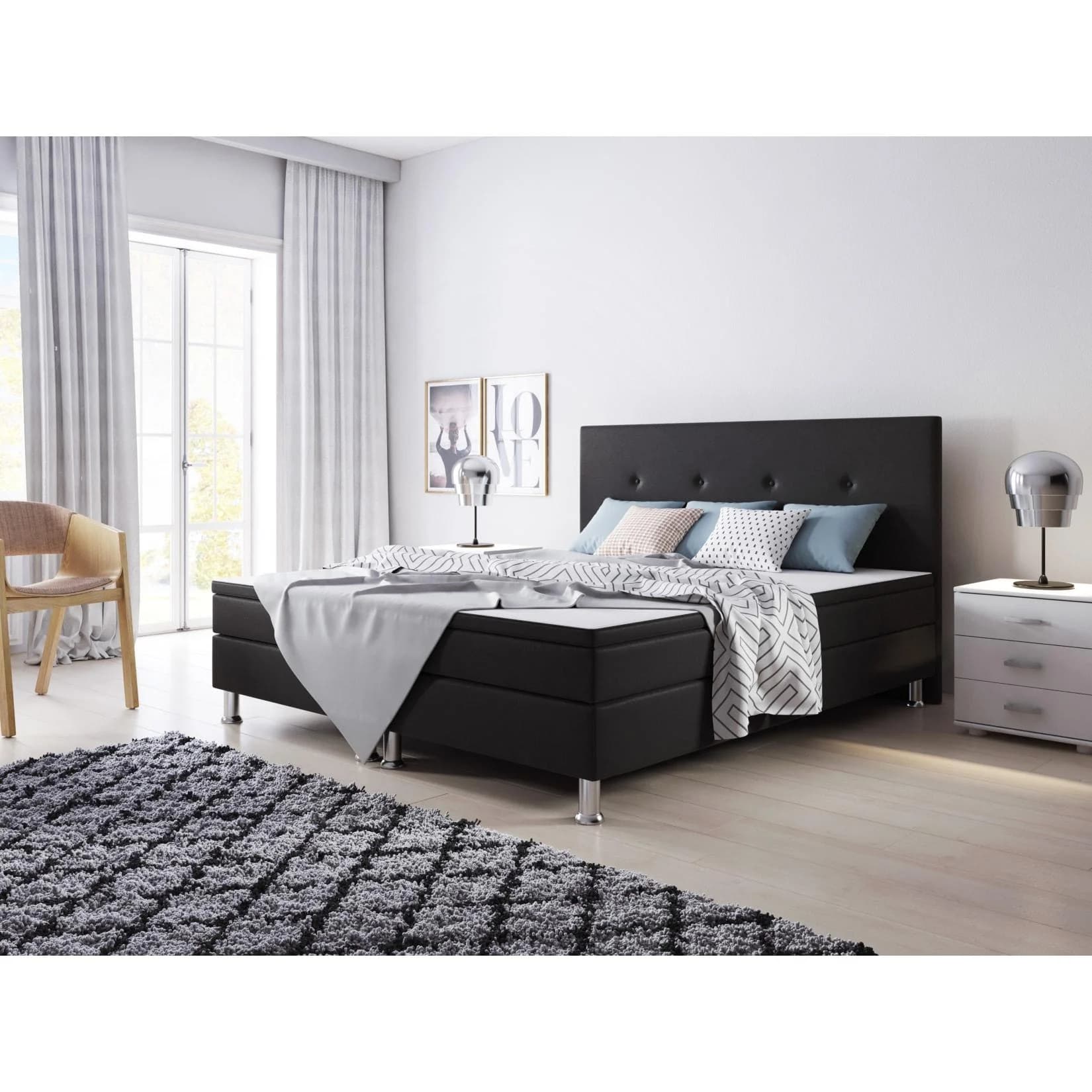 Inter Trading Boxspringbett Jump BEST 180x200cm