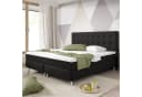 inter Boxspringbett Köln Plus Schwarz mit Topper-Optik und Taschenfederkern Bild 2