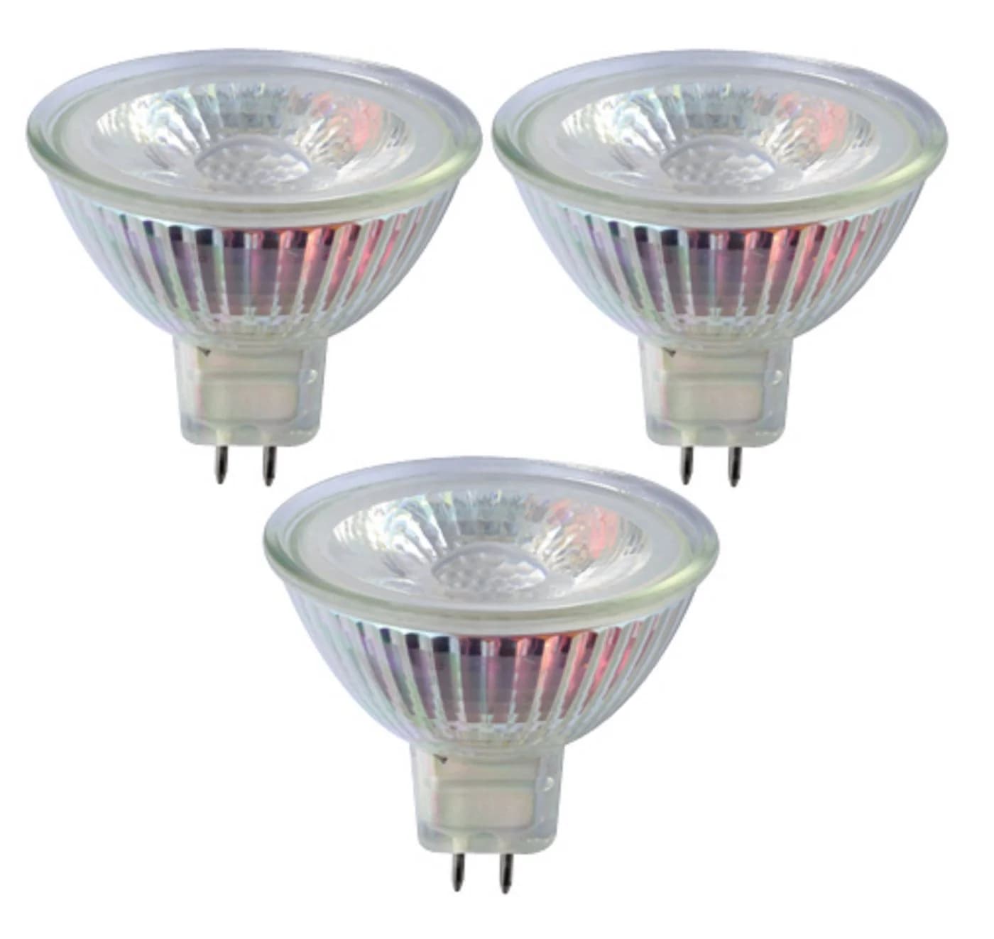 TRANGO LED-Leuchtmittel 3er Set MR16 3000K Warmweiß 3W - Bild 2