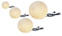 TRANGO LED Gartenkugel 20cm IP65 Granit-Optik warmweiß Bild 1