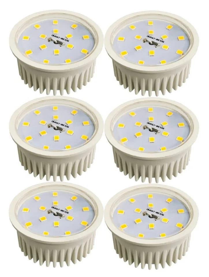 TRANGO LED Einbaustrahler 6er Set IP44 Edelstahl gebürstet 3-Stufen dimmbar - Bild 4