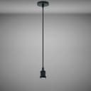 TRANGO Pendelleuchte 9000B Schwarz E27 Industriell Bild 2