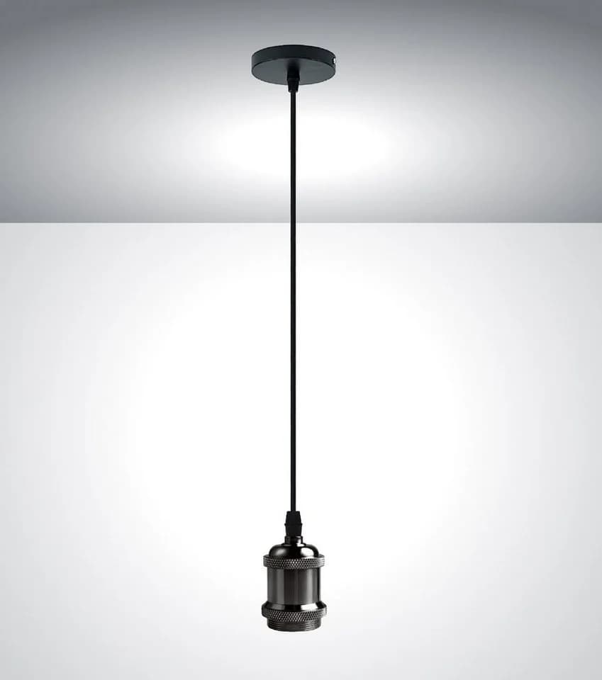 TRANGO Pendelleuchte 9000B Schwarz E27 Industriell - Bild 5