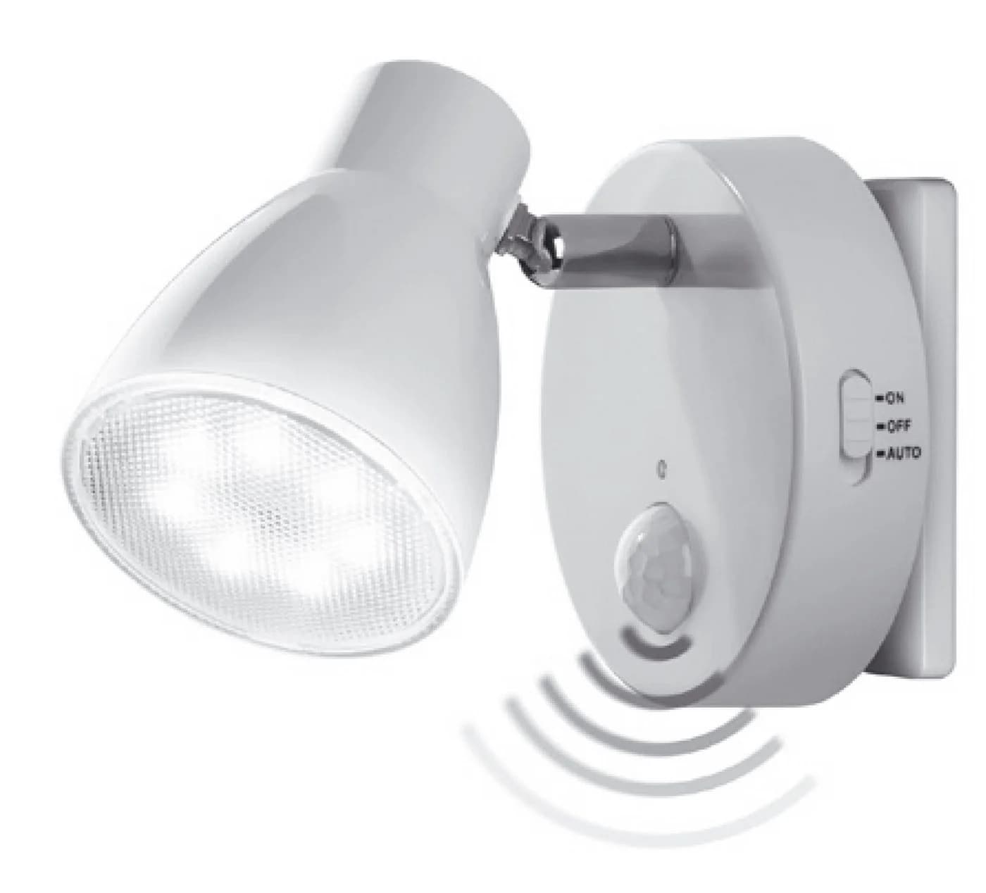 TRANGO LED Steckdosenleuchte 2er Set 2635-026 LED Sensor Nachtlicht *MILO* mit Bewegungssensor & Automatikfunktion in Weiß Sicherheitslicht 230V Steckdosenlampe, Wandlampe, Orientierungslicht, Nachtlampe, Steckdosenlicht - Bild 3