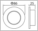 TRANGO 6er Set LED Einbauleuchte Aluminium-Optik GU10 warmweiß dimmbar Bild 1