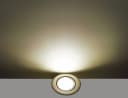TRANGO 6er Set LED Einbauleuchte Aluminium-Optik GU10 warmweiß dimmbar Bild 5