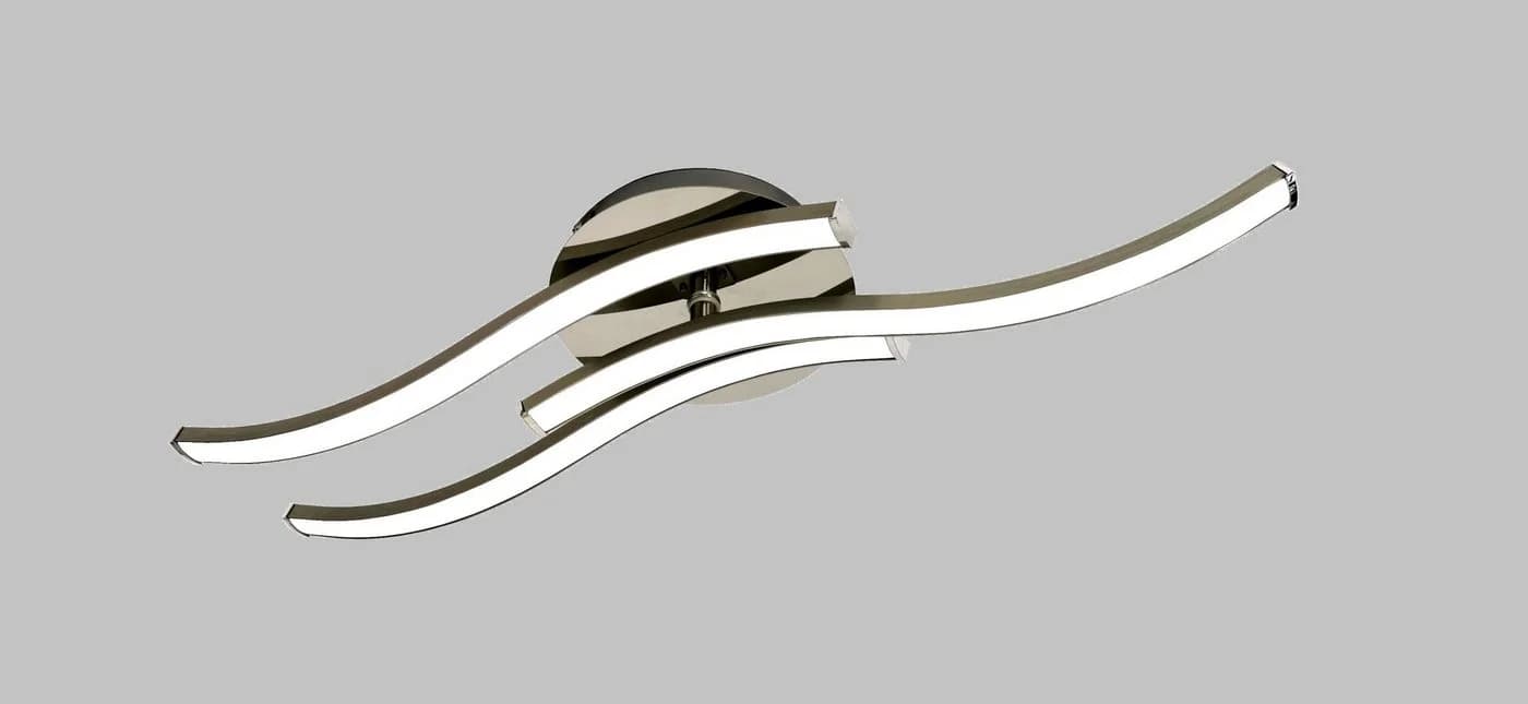 Trango LED Deckenleuchte 3155 Design LED-Deckenleuchte Serie *WAVE* 3 Flammen - Bild 3