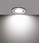 TRANGO 6er Set LED Einbaustrahler Schwarz matt 3-Stufen dimmbar Bild 1