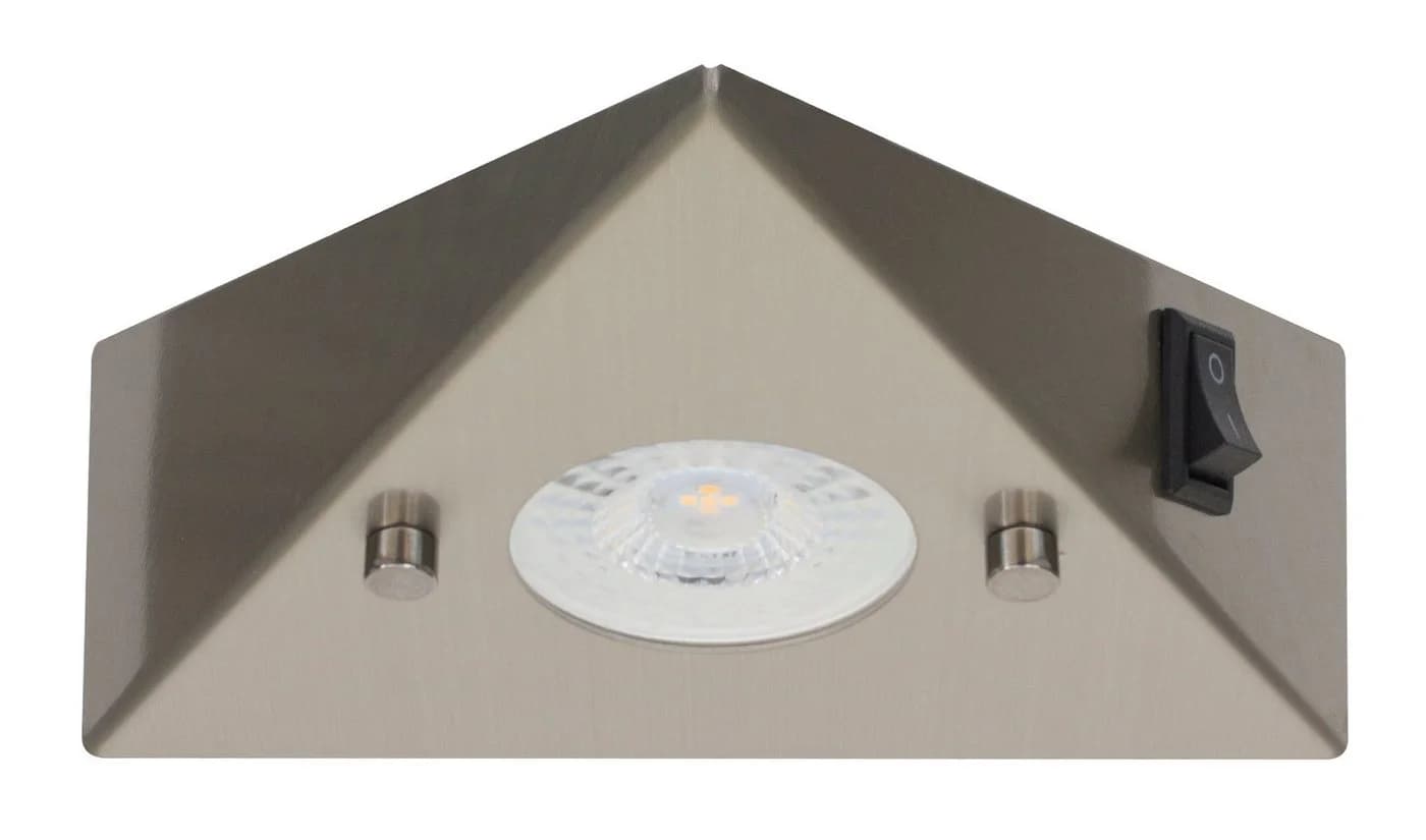 TRANGO LED Unterbauleuchte 4er Set Edelstahl 3000K warmweiß - Bild 3