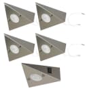 TRANGO LED Unterbauleuchte 5er Set Edelstahl Modern Bild 1
