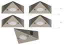 TRANGO LED Unterbauleuchte 5er Set Edelstahl Modern Bild 2