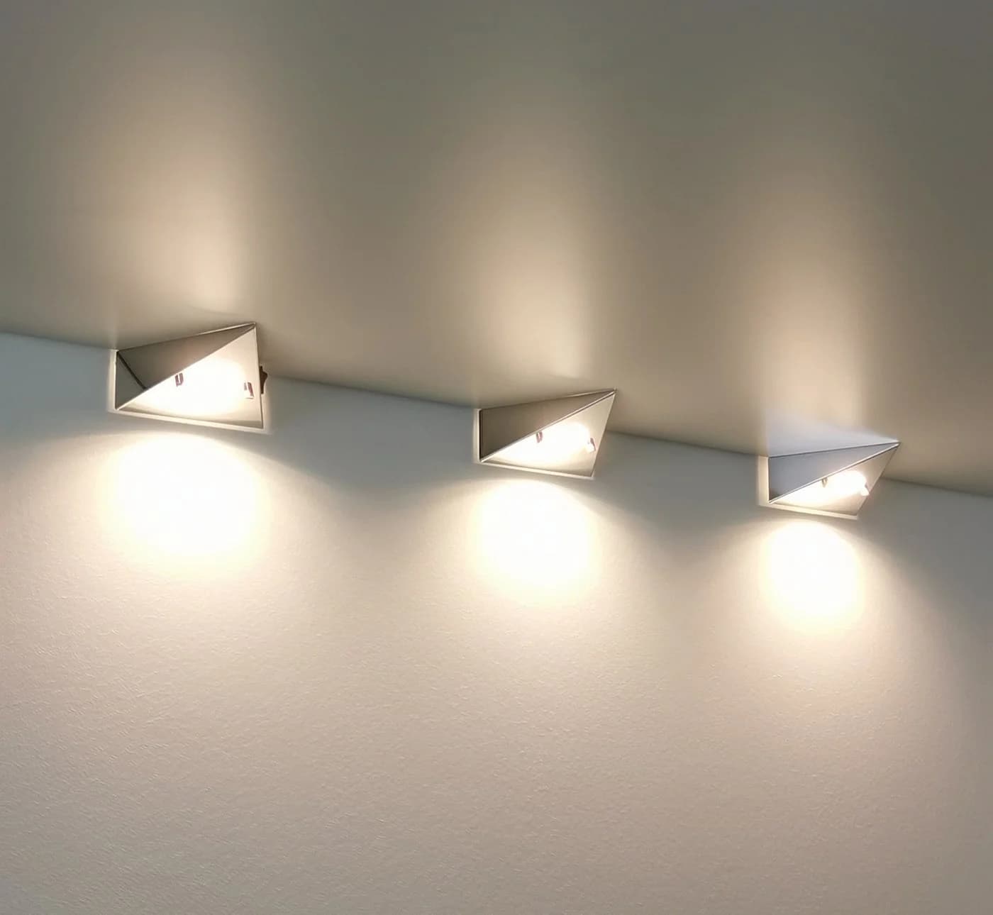 TRANGO LED Unterbauleuchte 6er Set Edelstahl 3000K warmweiß - Bild 5