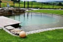 TRANGO LED Gartenkugel IP65 Sandstein-Optik E27 20cm Bild 3