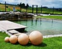 TRANGO LED Gartenkugel IP65 Sandstein-Optik E27 20cm Bild 5