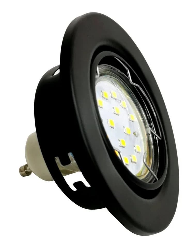 TRANGO LED Einbauleuchte 6er Set Schwarz matt GU10 - Bild 4